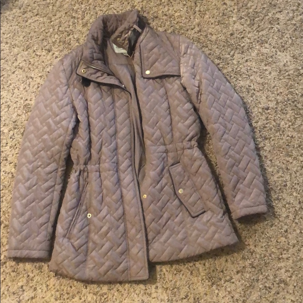 Cole Haan Signature Quilted Belt Jacket